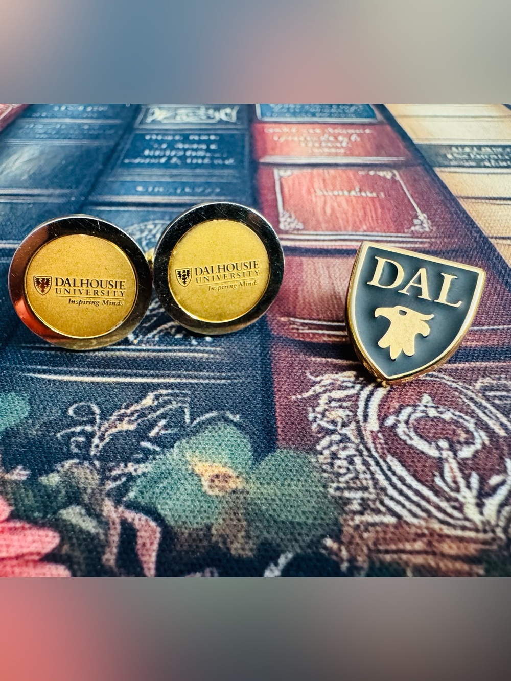 Dalhousie cufflinks and lapel pin